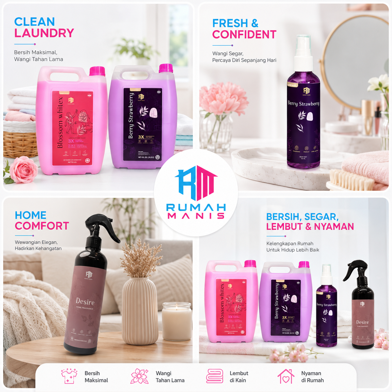 Rangkaian produk dan gaya hidup Rumah Manis